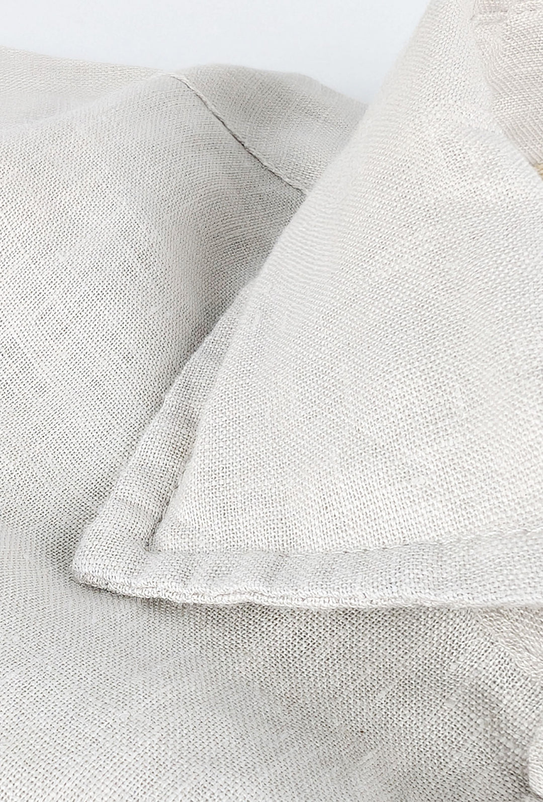 Camicia uomo manica lunga 100% Cotone semi slim fit - BEIGE CHIARO