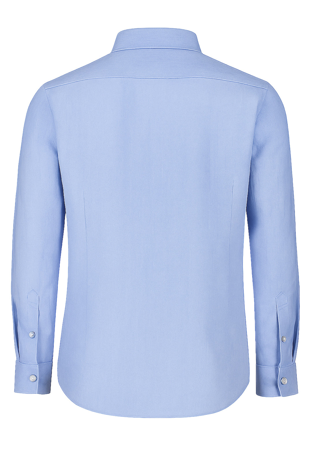 Camicia uomo manica lunga 100% Lino semi slim fit - AZZURRO