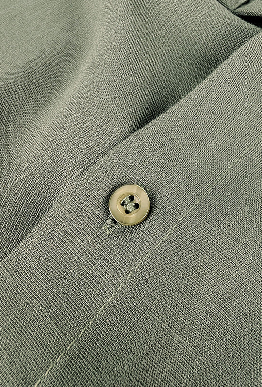 Camicia Uomo Mezza manica Dresserd Lino Viscosa - VERDE MILITARE