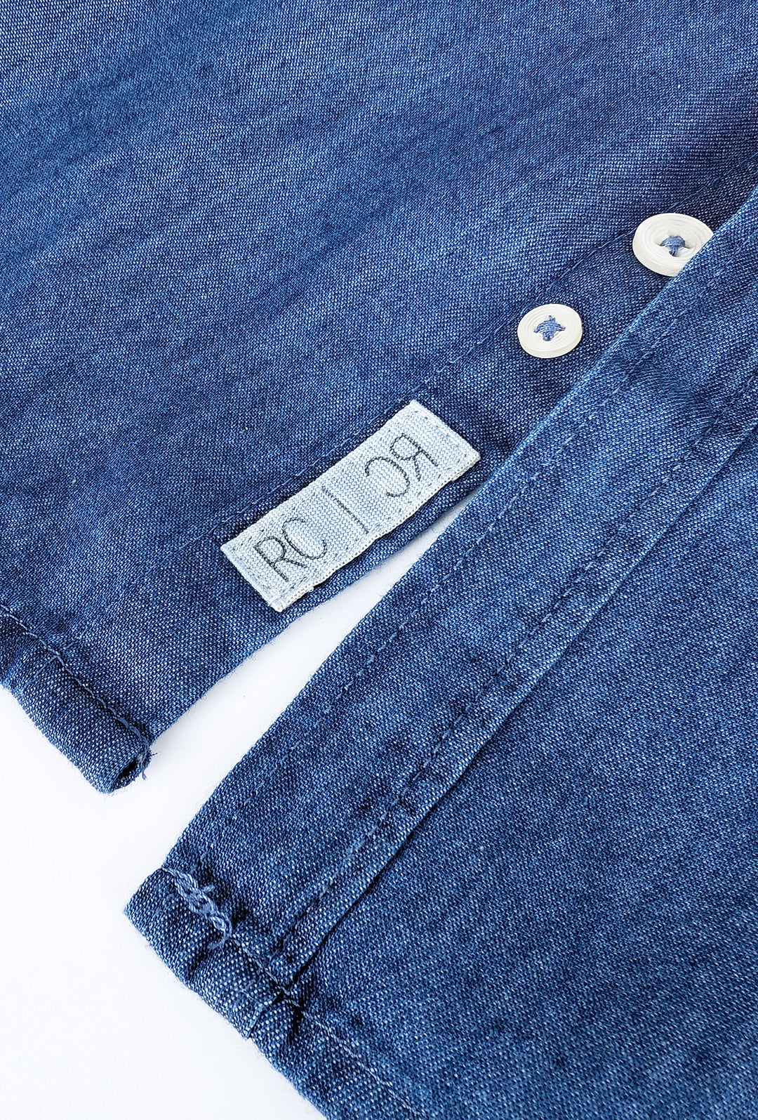 Camicia Uomo Jeans Denim Camicie semi slim fit colorazione chiara