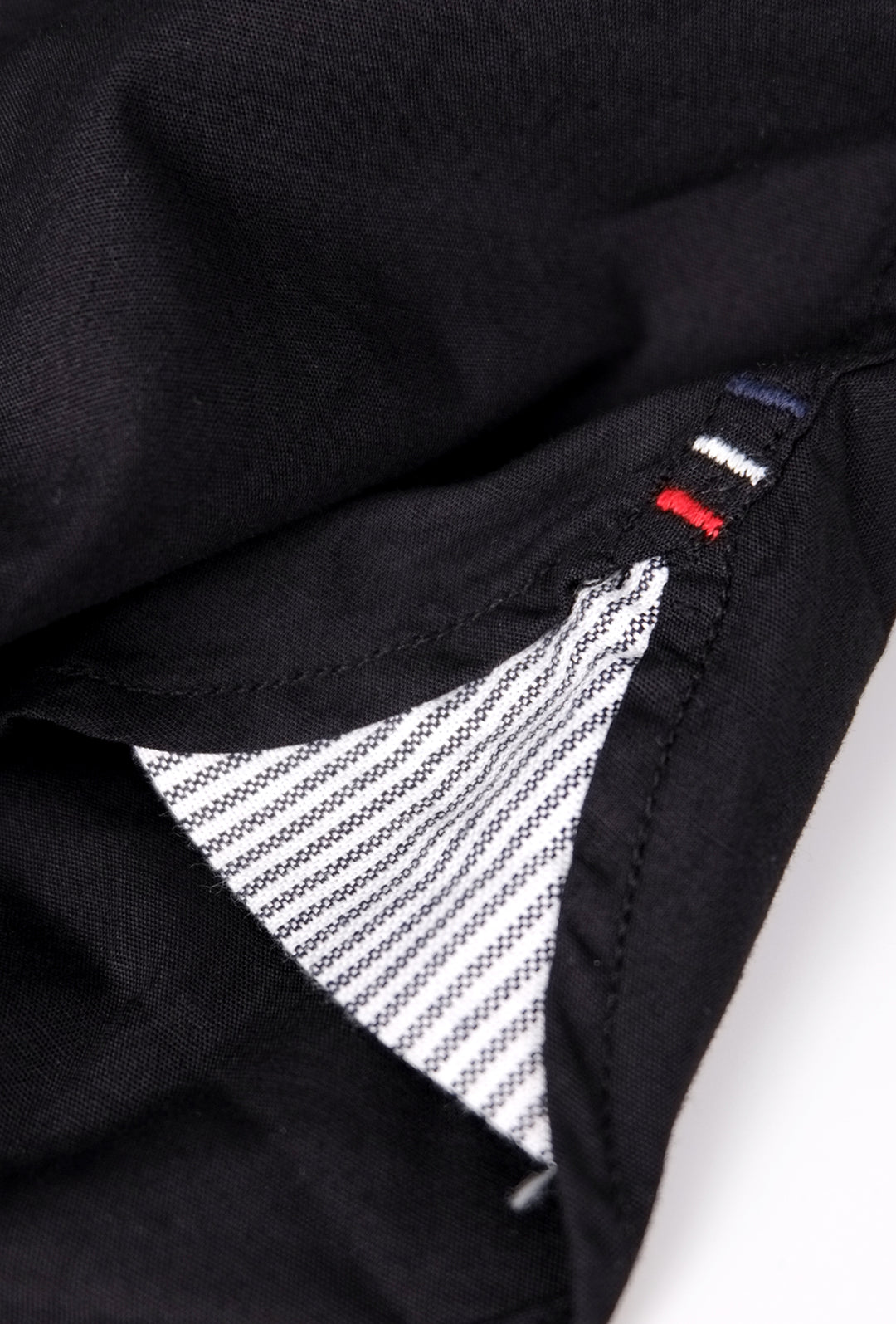 Camicia uomo Tommy Hilfiger button down Slim fit Cotone -  NERO