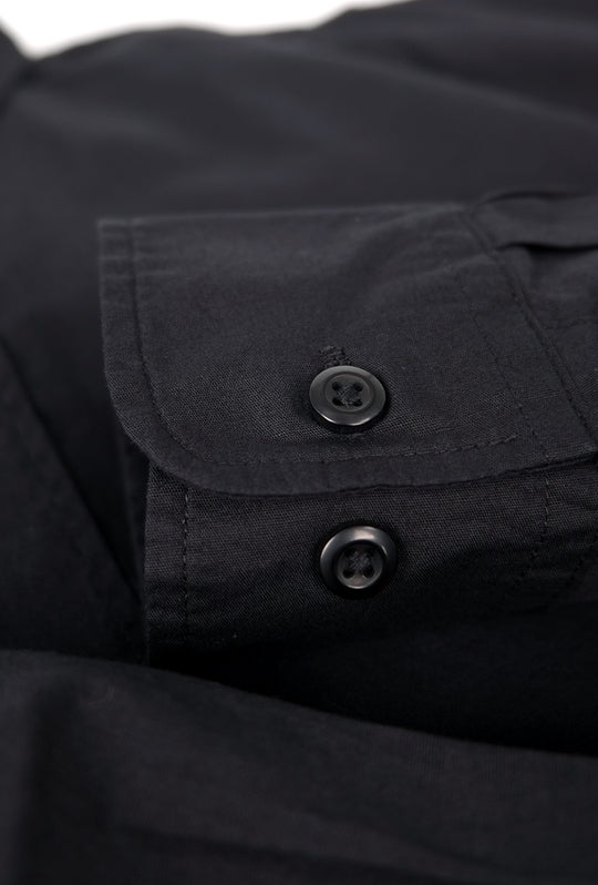 Camicia uomo Tommy Hilfiger button down Slim fit Cotone -  NERO