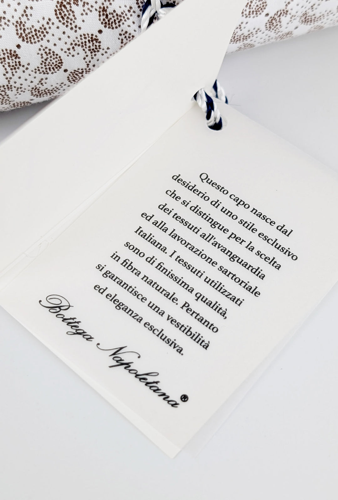 Camicia Uomo Manica lunga in cotone slim fit Fantasia - BEIGE/ BIANCO