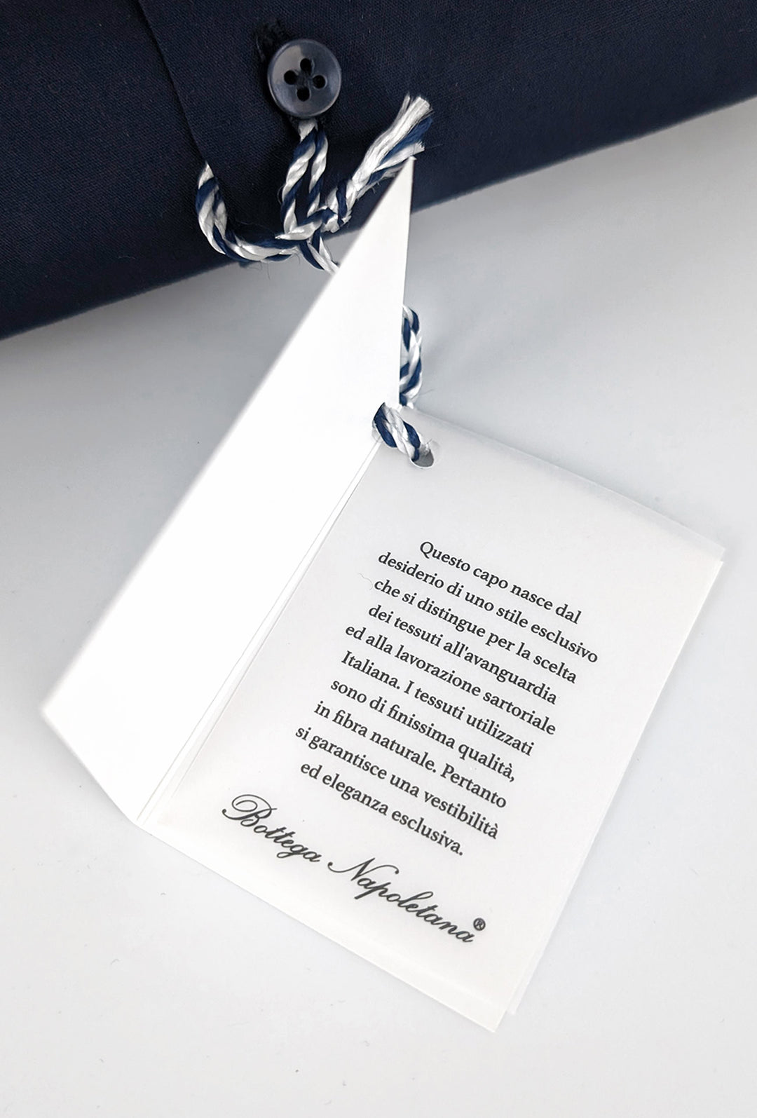 Camicia Uomo Manica lunga in cotone slim fit tinta Unita - BLU