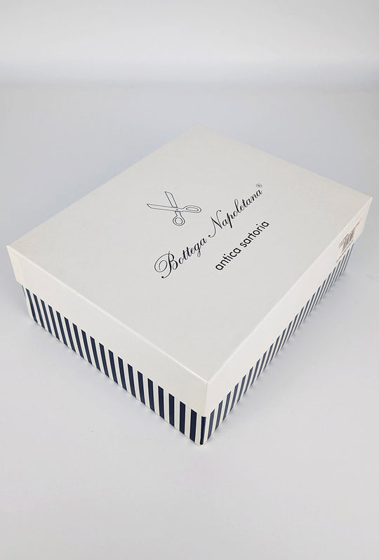 Camicia Uomo Manica lunga in cotone Fantasia geometrica - BLU