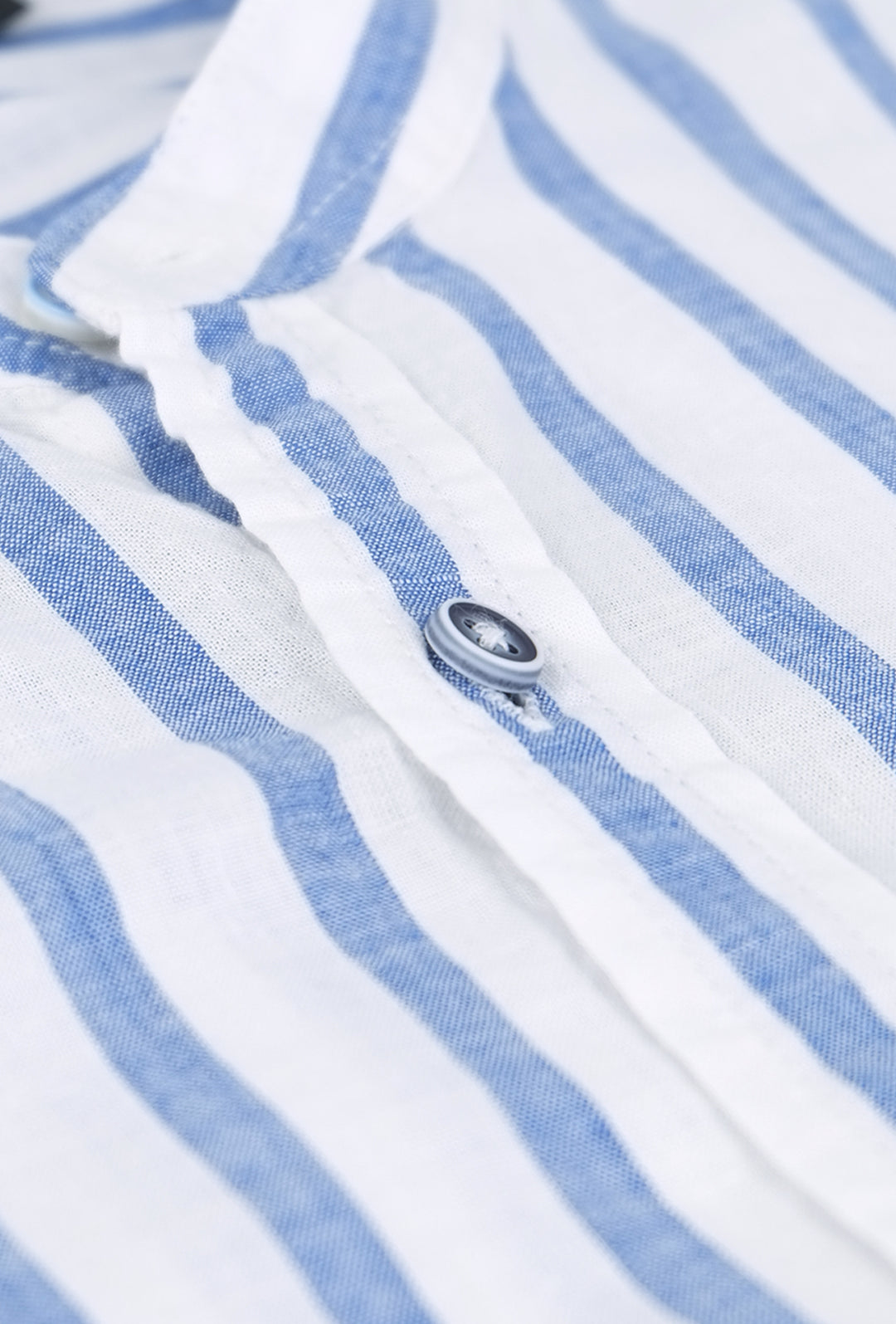 Camicia Uomo Manica lunga di Lino Collo coreano Camicie Dresserd - BIANCO