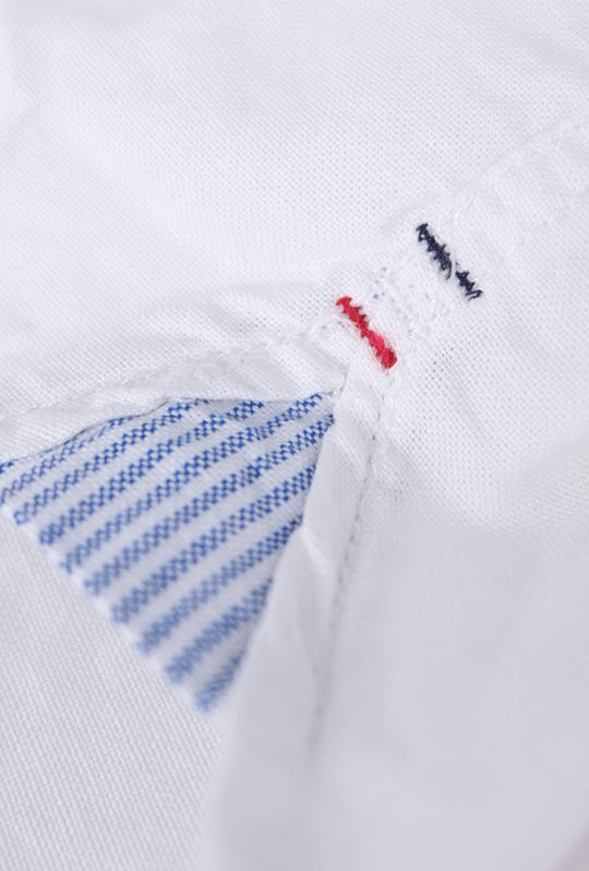 Camicia Uomo Tommy Hilfiger Button Down THFLEX manica lunga- BIANCO