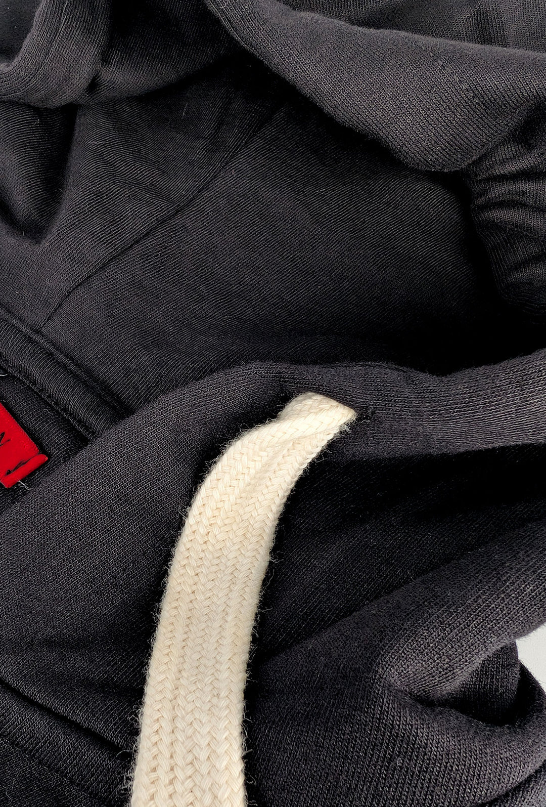 Felpa Uomo aperta con zip e cappuccio 100% Cotone - NERO