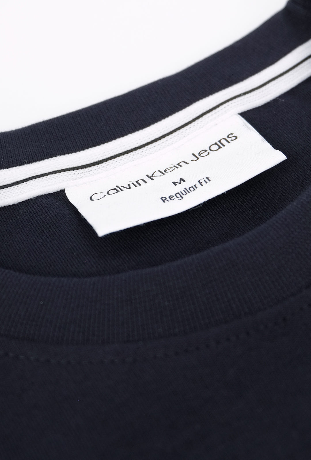 Felpa uomo CALVIN KLEIN girocollo logo grande - BLU