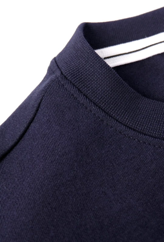 Felpa uomo CALVIN KLEIN girocollo logo grande - BLU