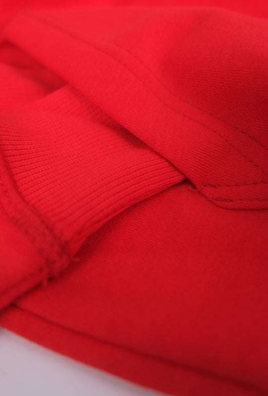 Felpa Uomo TOMMY HILFIGER chiusa con cappuccio - ROSSO