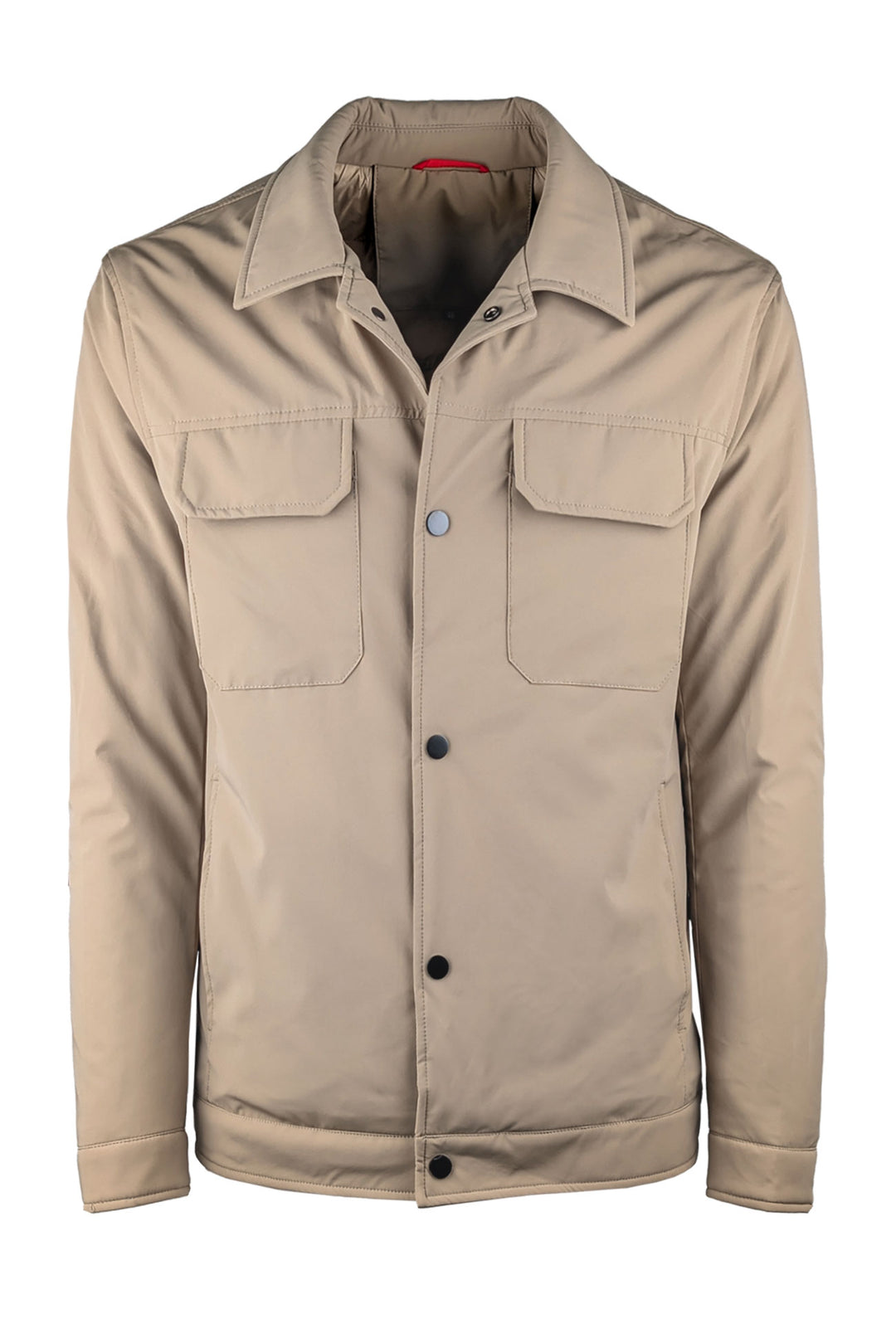 Giubbotto Uomo Dresserd con bottoni e colletto - BEIGE