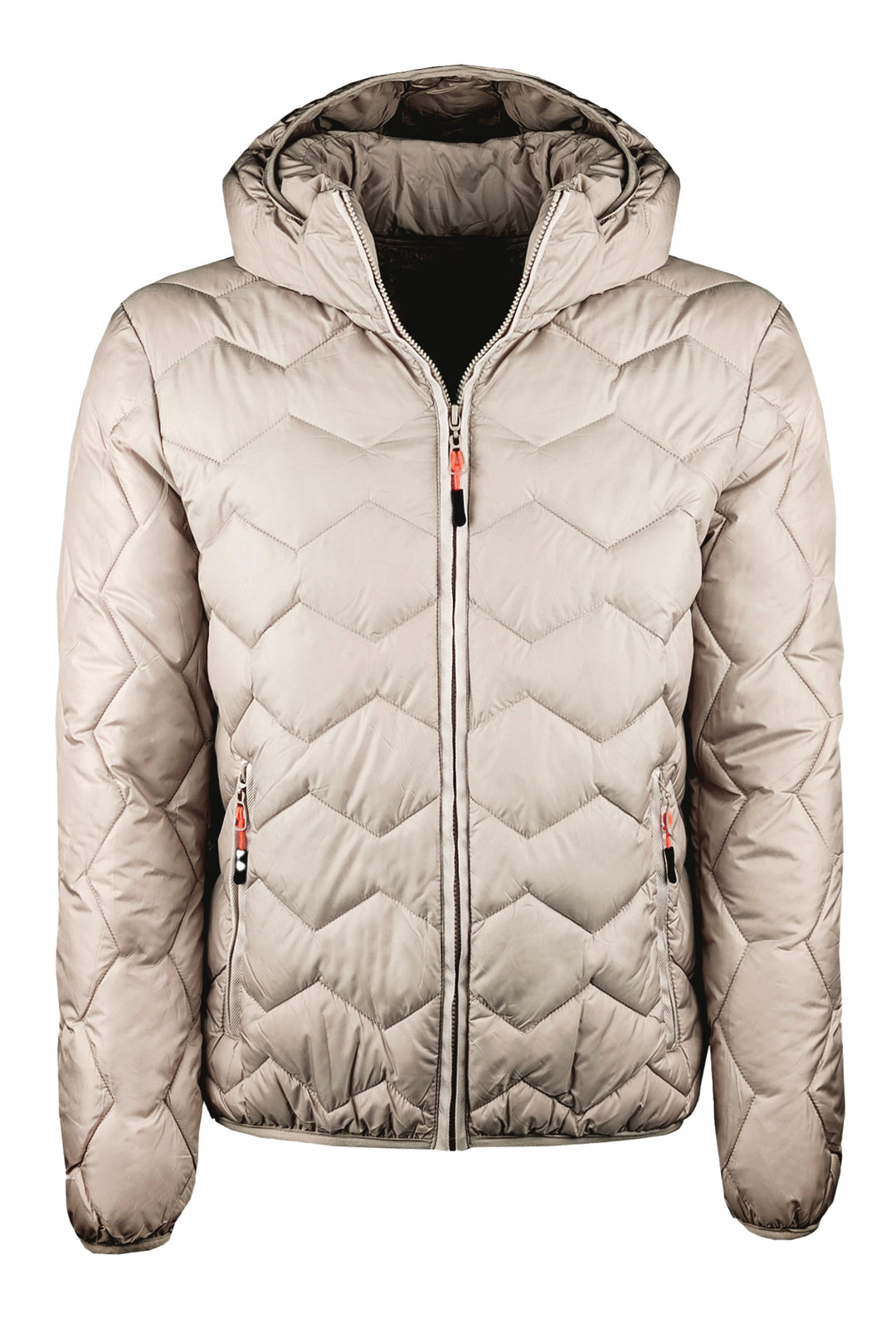 Giubbotto uomo dresserd piumino con cappuccio smontabile - BEIGE