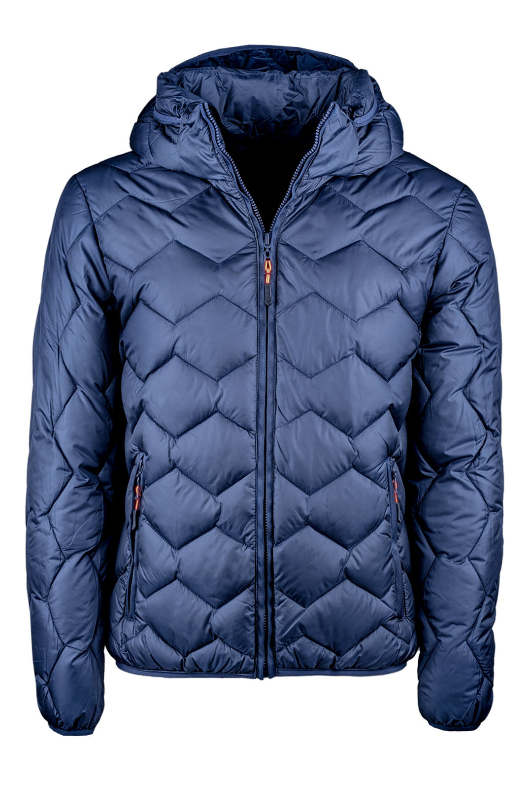 Giubbotto uomo dresserd piumino con cappuccio smontabile - BLU