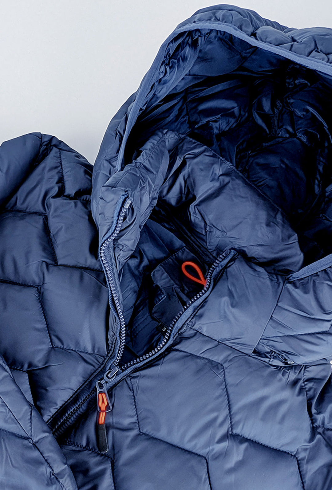 Giubbotto uomo dresserd piumino con cappuccio smontabile - BLU