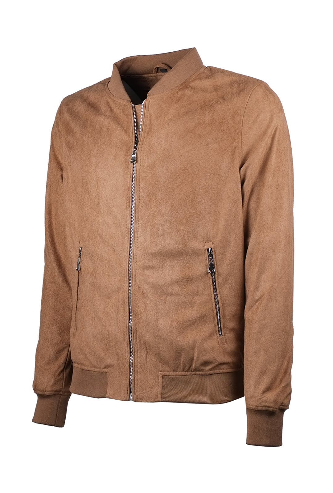 Giubbotto Uomo Leggero Simil Camoscio College Semi slim Dresserd - CAMMELLO