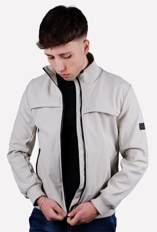 Giubbotto uomo Leggero in tessuto tecnico Giubbotti dresserd - GHIACCIO