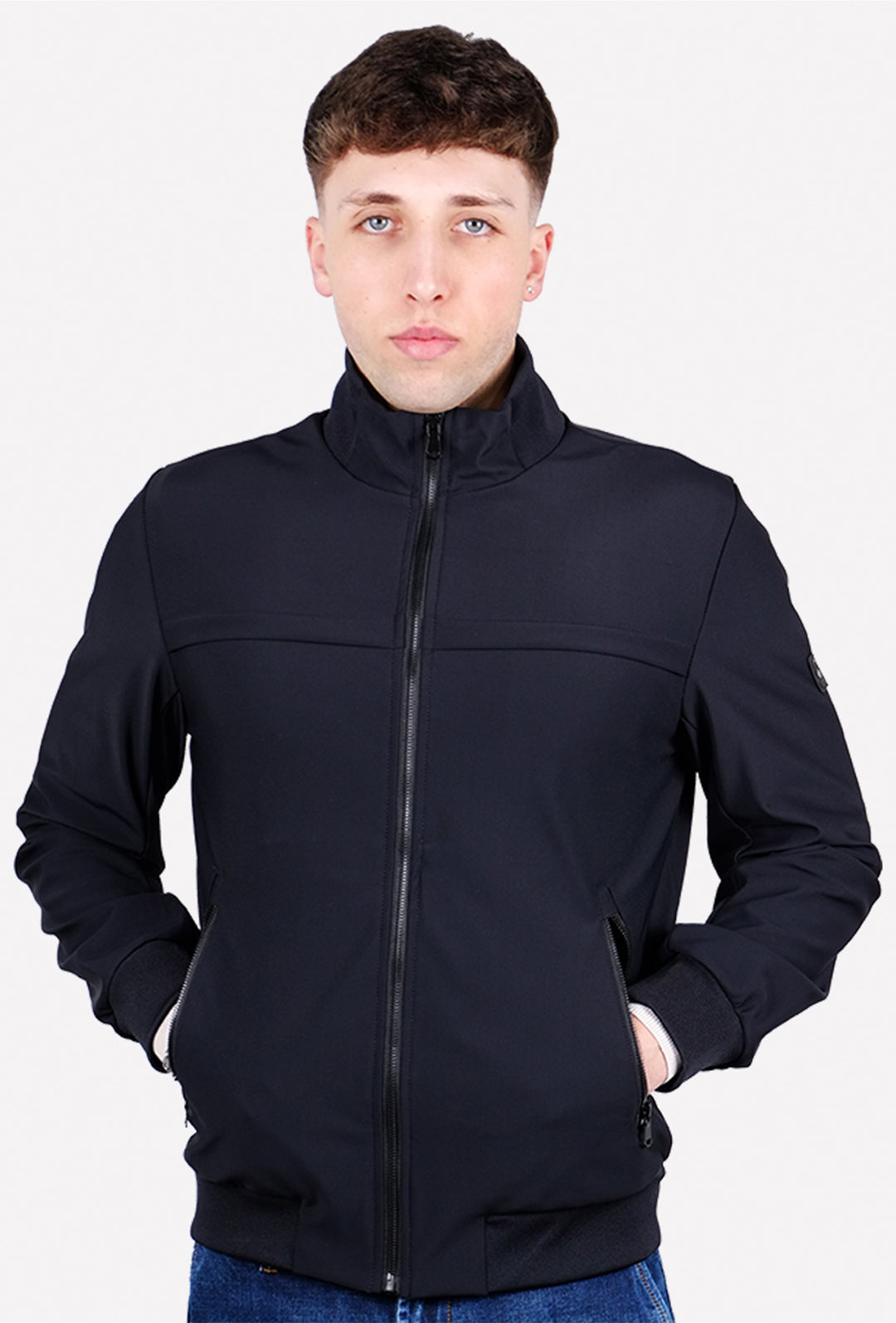 Giubbotto uomo Leggero in tessuto tecnico Giubbotti dresserd - NERO