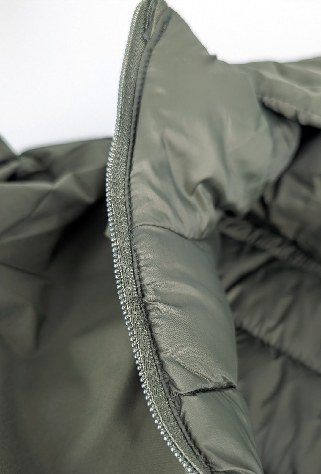 Giubbotto donna double face Piumino tessuto tecnico Cappuccio smontabile - VERDE