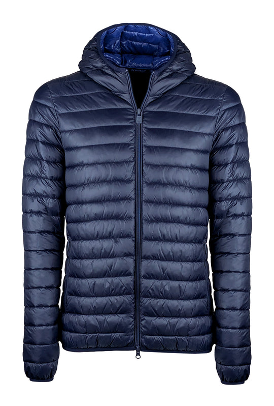 Piumino Uomo Cranberry giubbotto leggero con cappuccio - BLU
