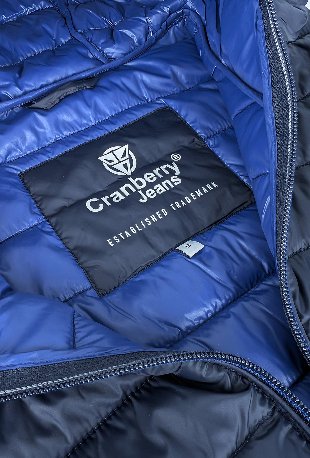 Piumino Uomo Cranberry giubbotto leggero con cappuccio - BLU