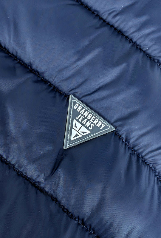 Piumino Uomo Cranberry giubbotto leggero con cappuccio - BLU