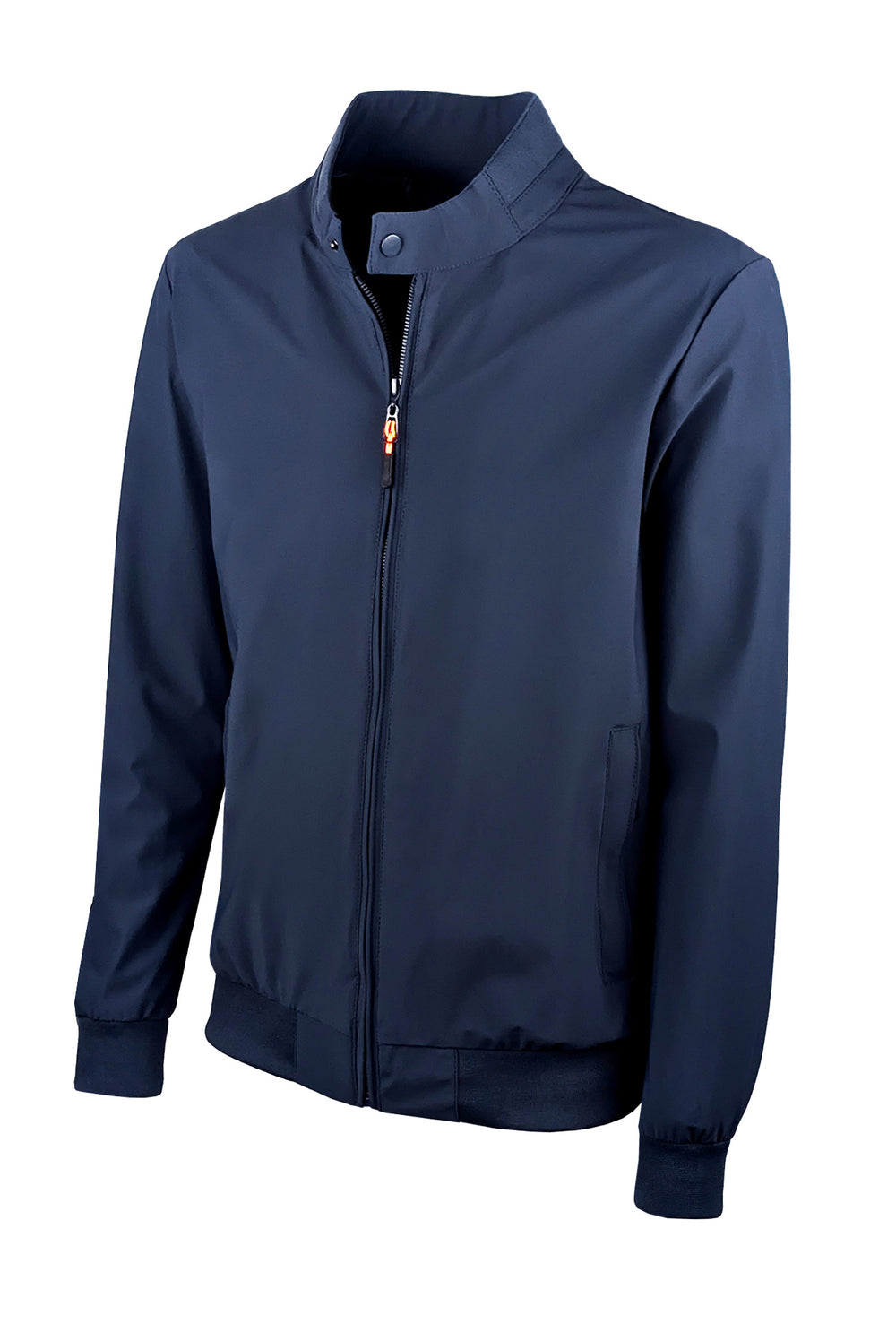 Giubbotto uomo Leggero Dresserd tessuto tecnico collo coreano - BLU