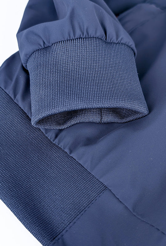 Giubbotto uomo Leggero Dresserd tessuto tecnico collo coreano - BLU