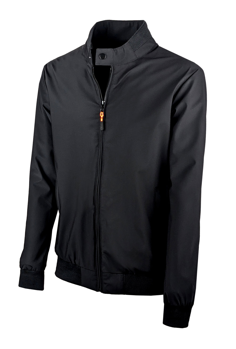 Giubbotto uomo Leggero Dresserd tessuto tecnico collo coreano - NERO