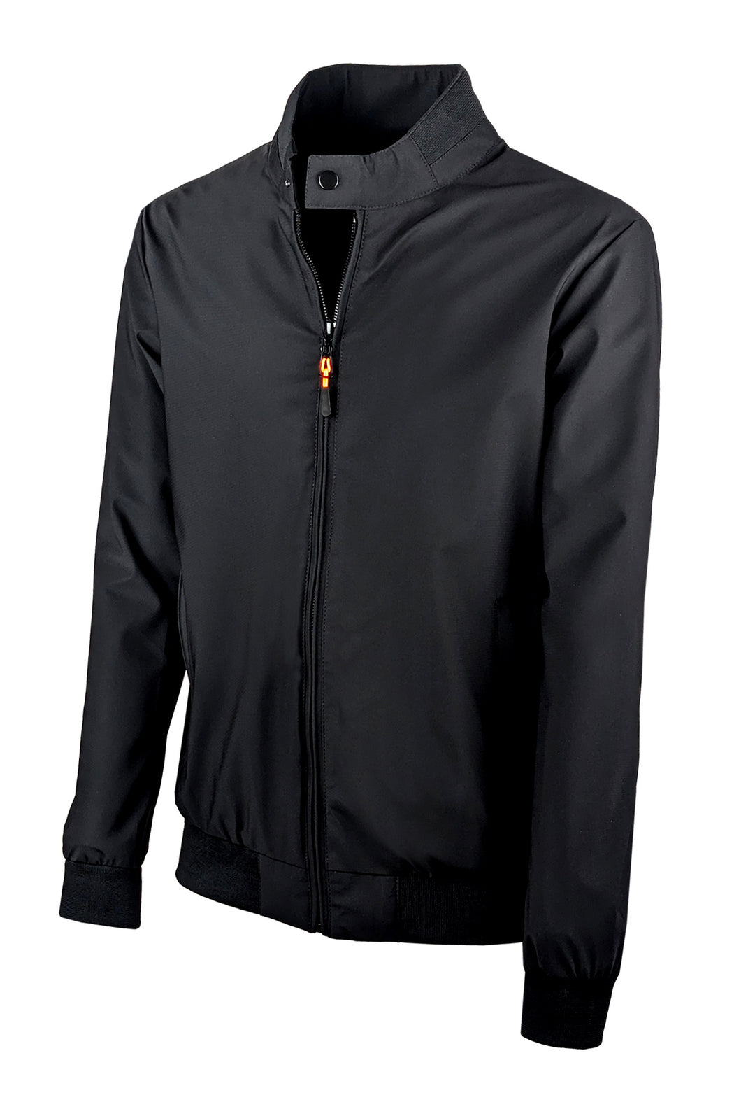 Giubbotto uomo Leggero Dresserd tessuto tecnico collo coreano - NERO