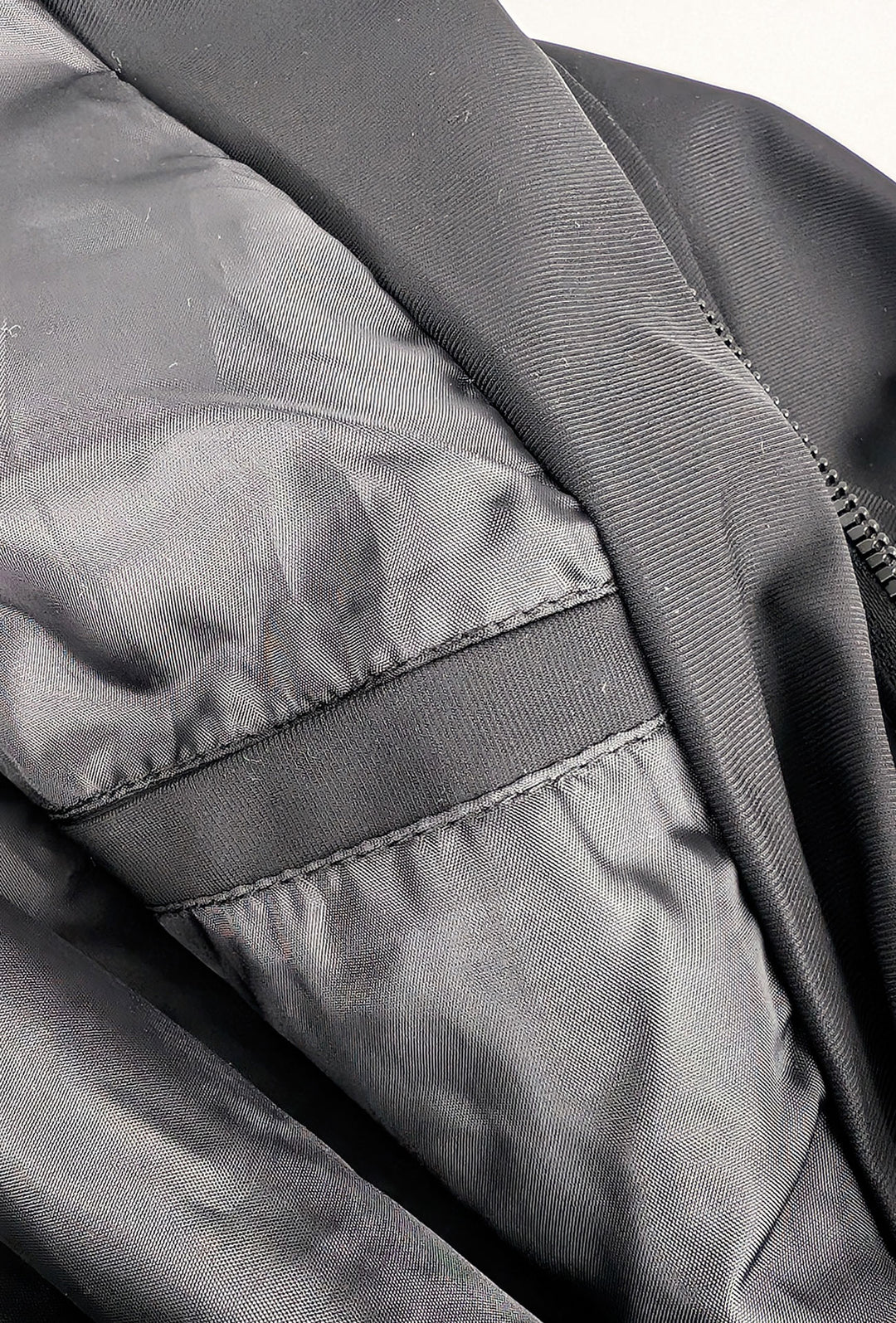 Giubbotto uomo Leggero Dresserd tessuto tecnico collo coreano - NERO