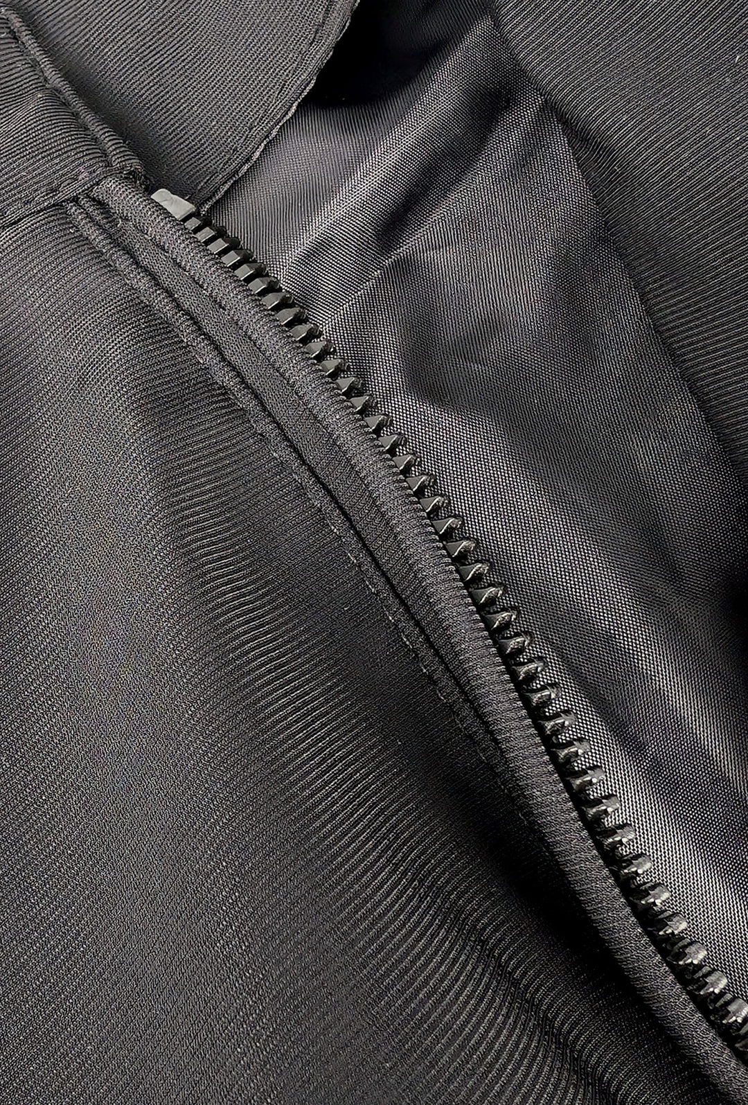Giubbotto uomo Leggero Dresserd tessuto tecnico collo coreano - NERO
