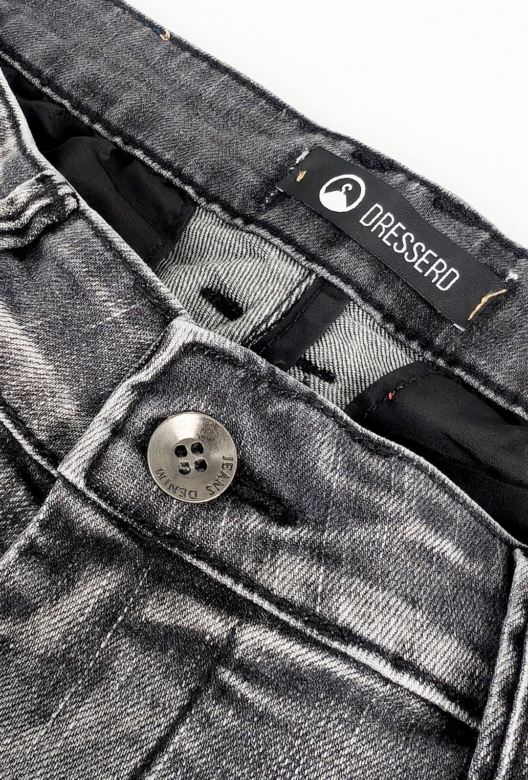 Jeans uomo Tasca america grigio pantalone gamba stretta - GRIGIO