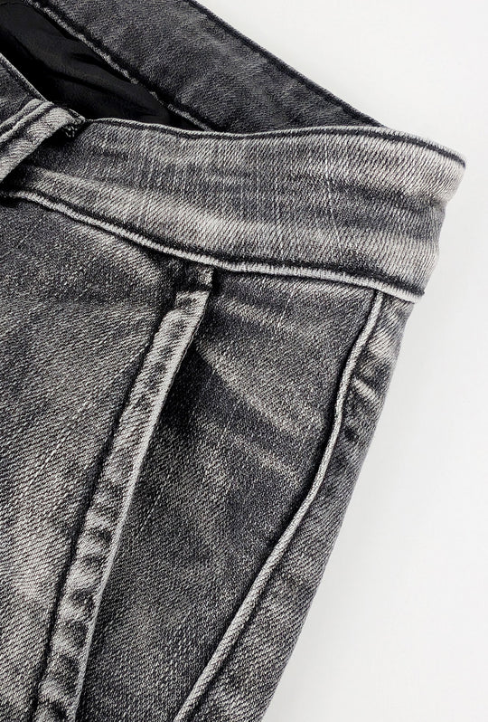 Jeans uomo Tasca america grigio pantalone gamba stretta - GRIGIO