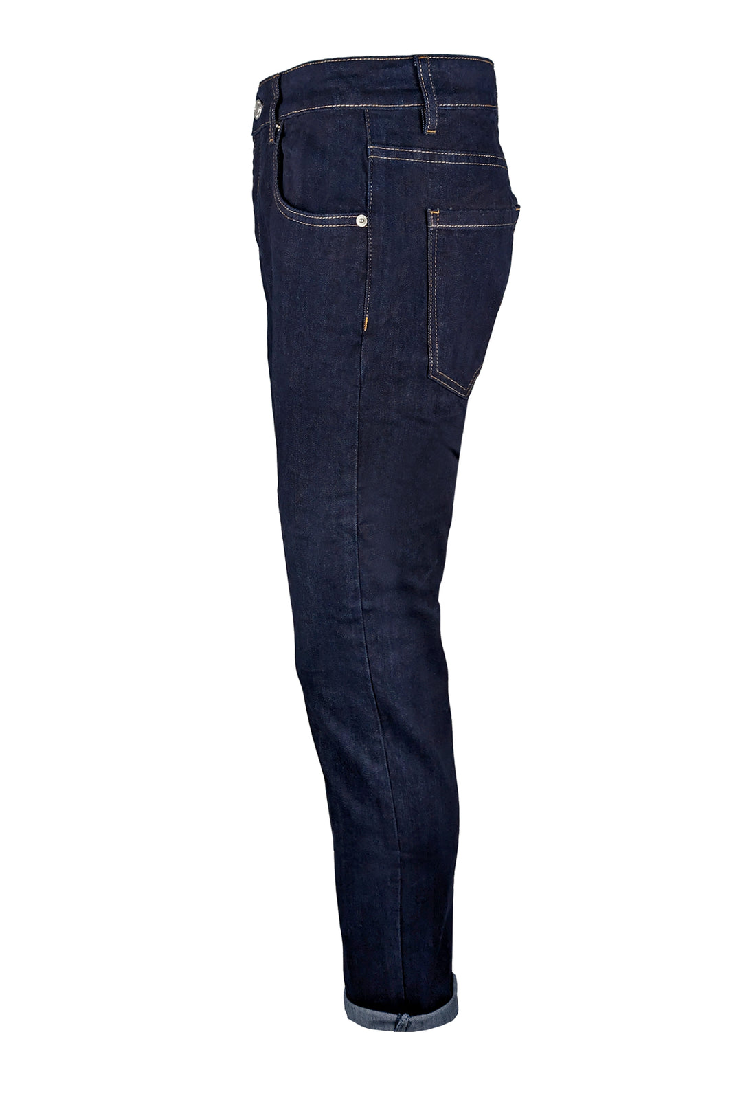Jeans Uomo Scuro tinta unita Gamba stretta Dresserd