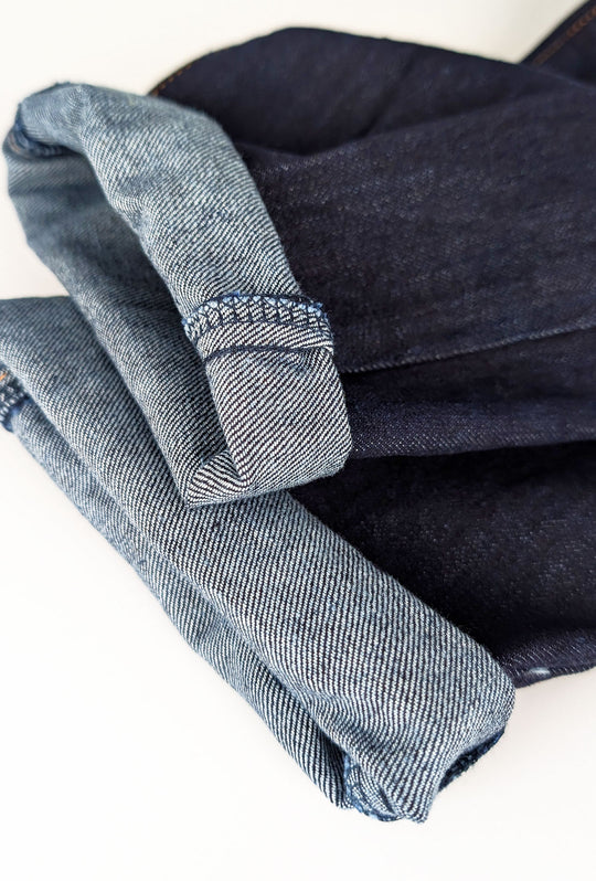 Jeans Uomo Scuro tinta unita Gamba stretta Dresserd