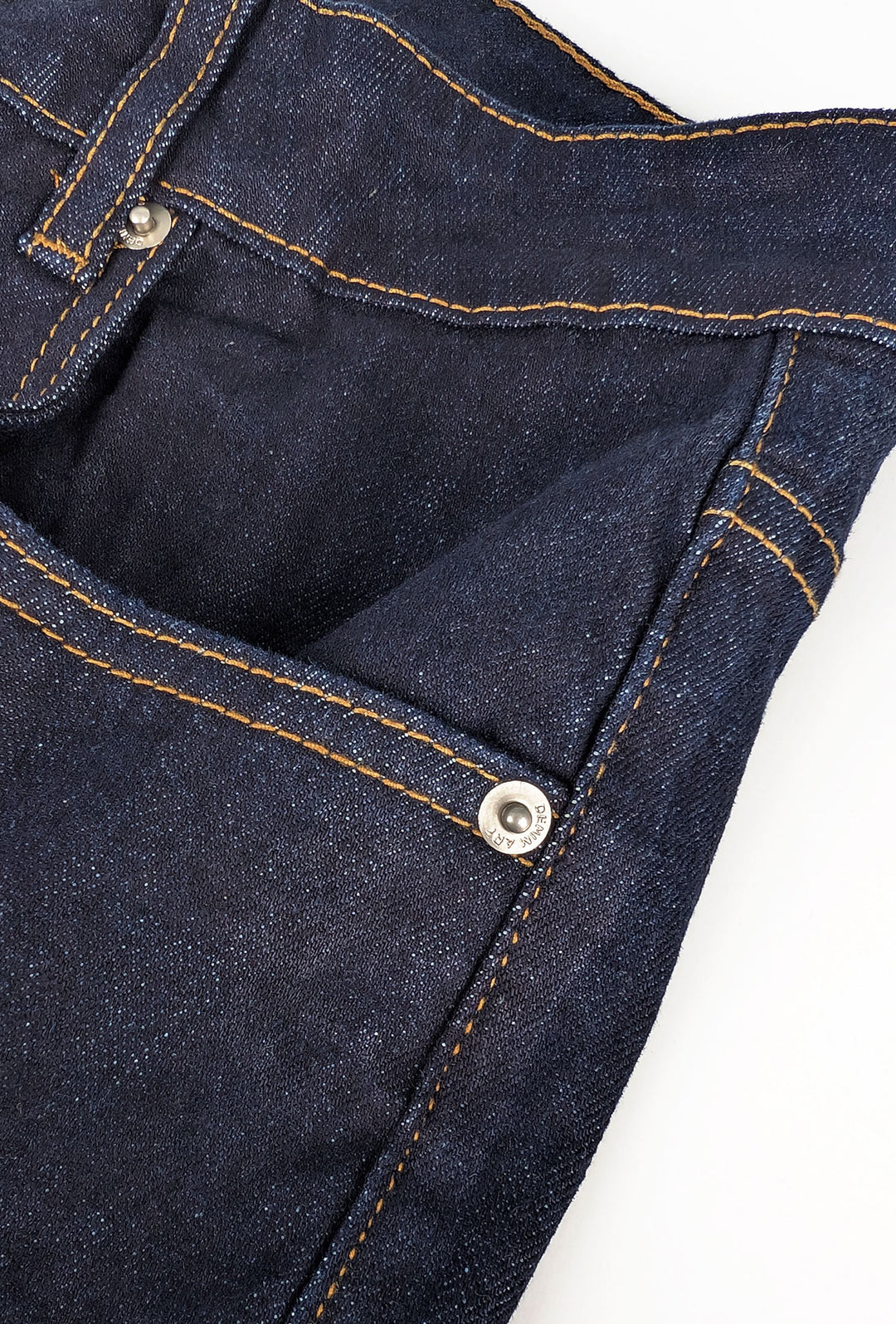 Jeans Uomo Scuro tinta unita Gamba stretta Dresserd