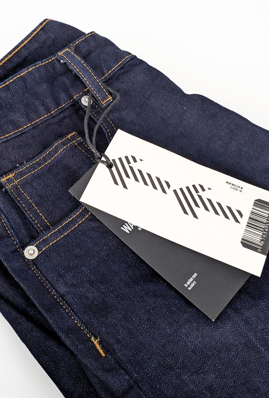 Jeans Uomo Scuro tinta unita Gamba stretta Dresserd