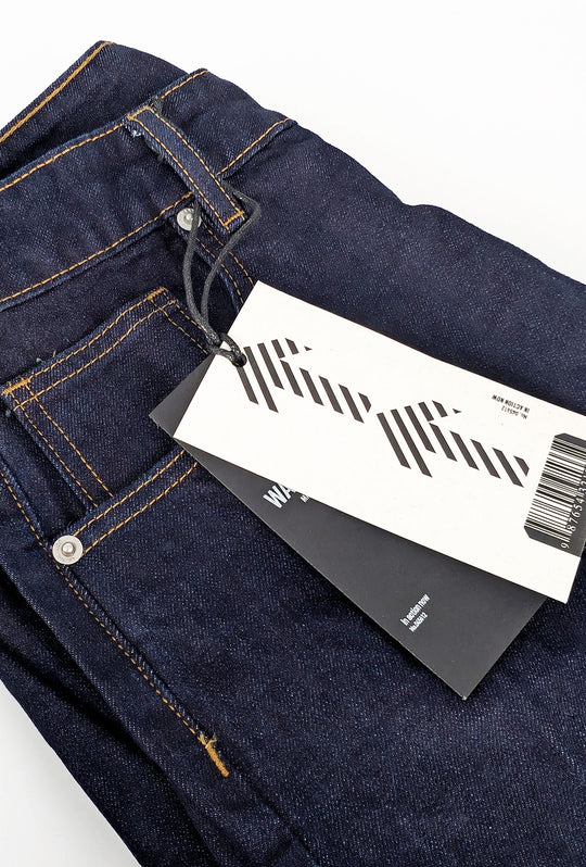 Jeans Uomo Scuro tinta unita Gamba stretta Dresserd