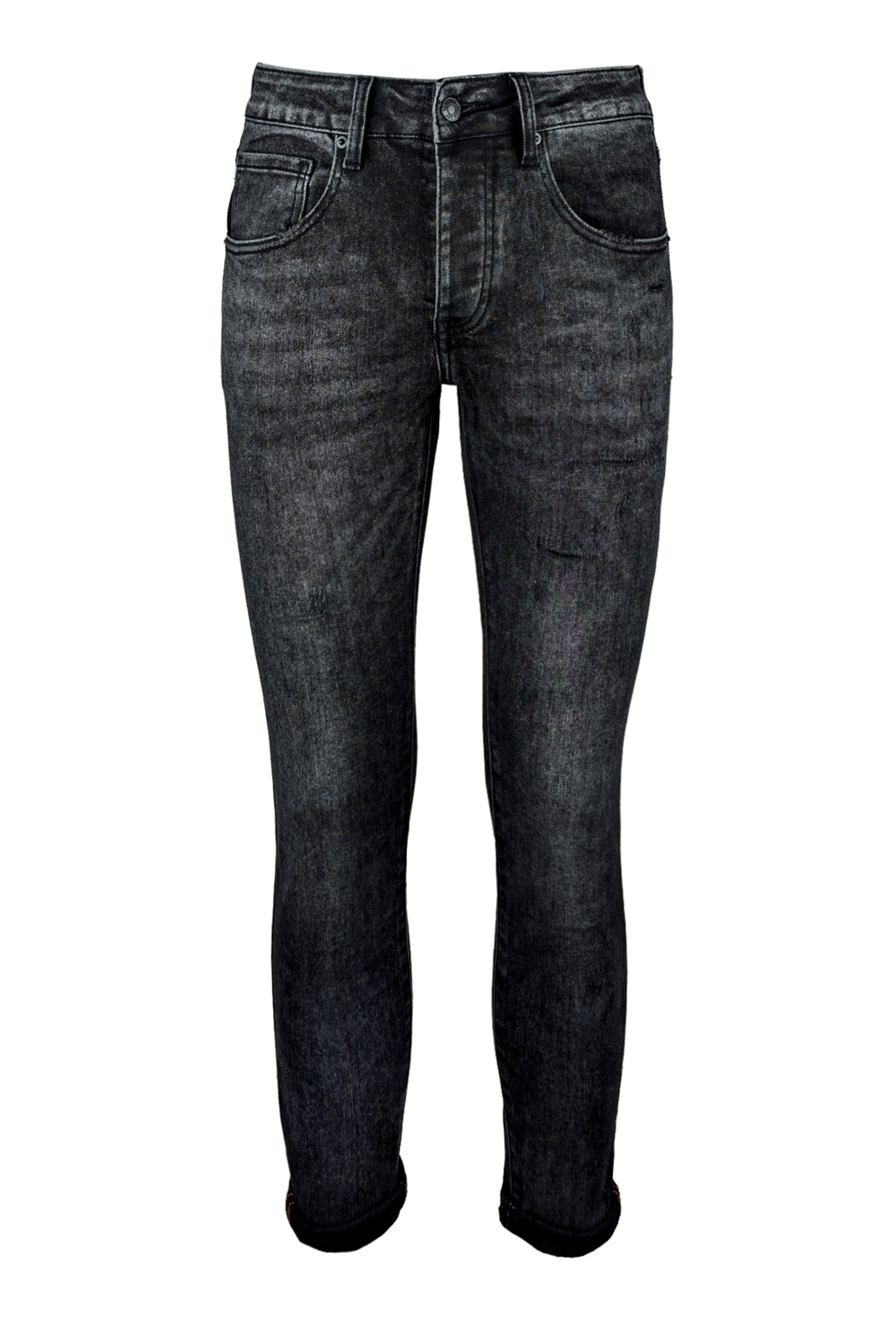 Jeans denim nero pantalone uomo gamba stretta Dresserd - GRIGIO