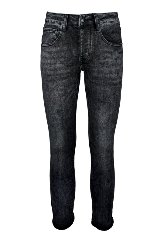 Jeans denim nero pantalone uomo gamba stretta Dresserd - GRIGIO