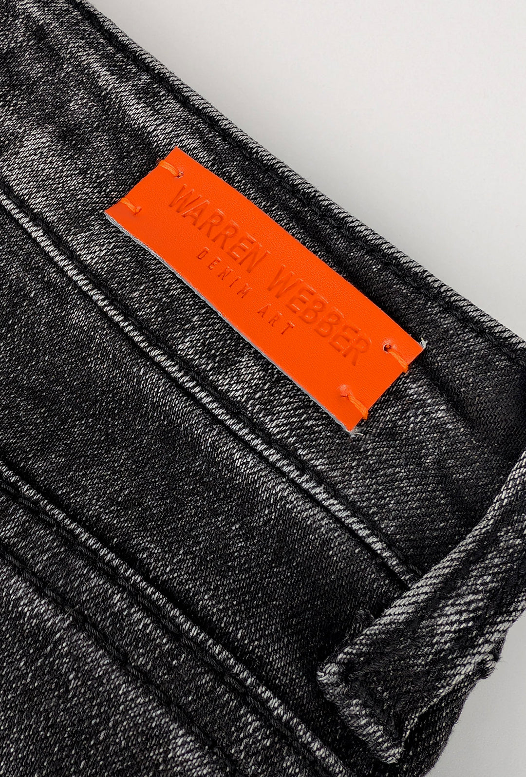 Jeans denim nero pantalone uomo gamba stretta Dresserd - GRIGIO