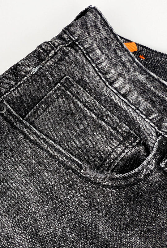 Jeans denim nero pantalone uomo gamba stretta Dresserd - GRIGIO