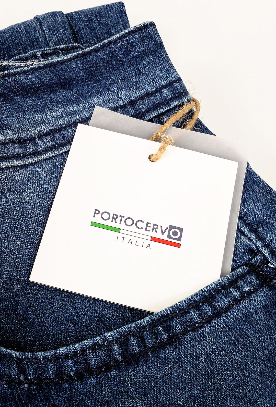 Pantalone in Jeans Portocervo Denim Slim Fit modello elasticizzato estivo
