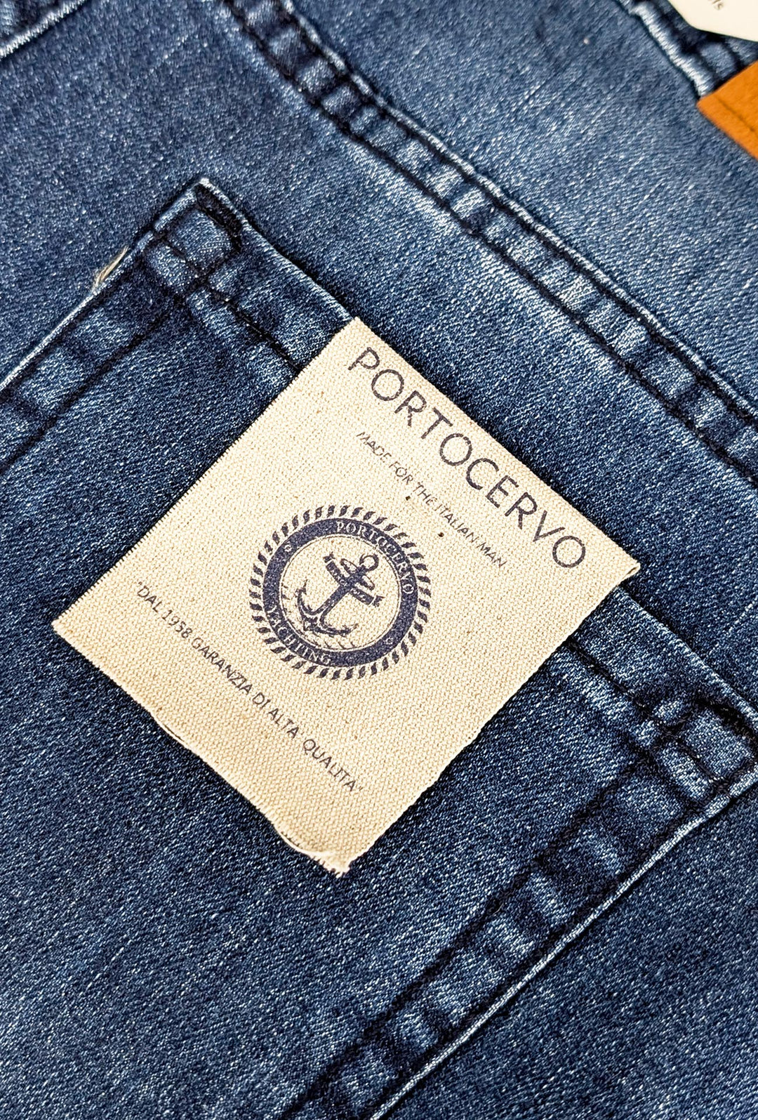 Pantalone in Jeans Portocervo Denim Slim Fit modello elasticizzato estivo