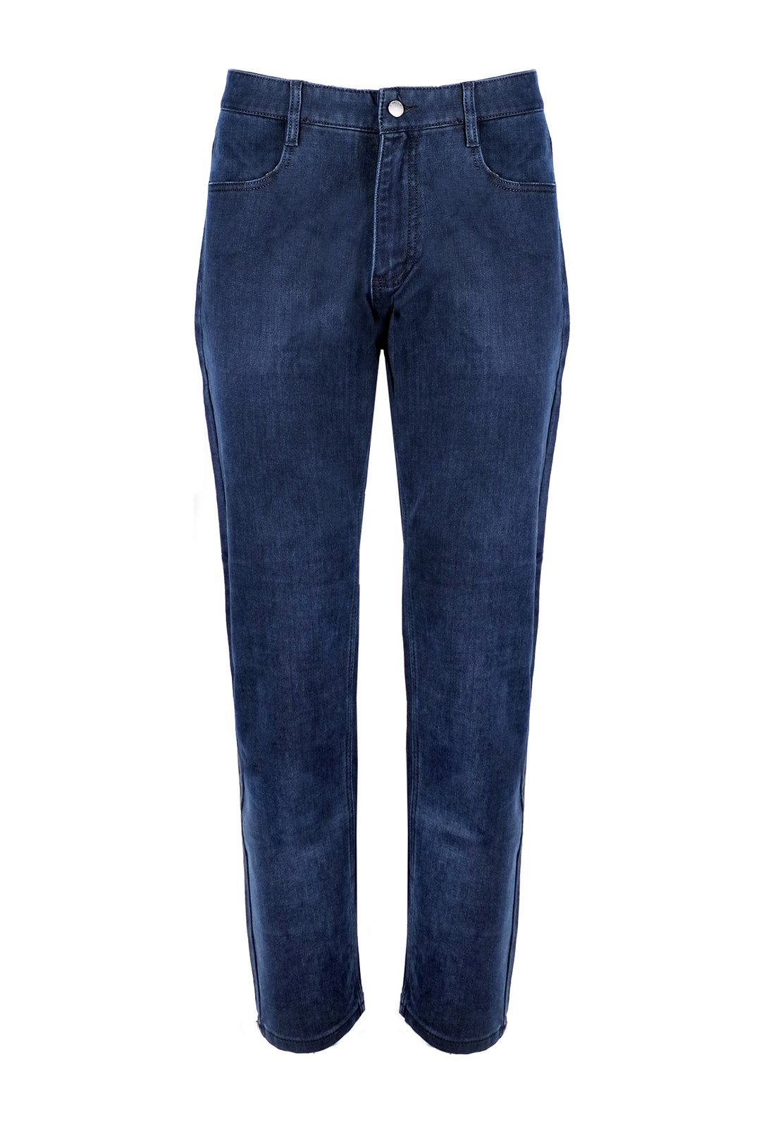 Pantalone Uomo Gamba Regular fit in cotone invernale - BLU