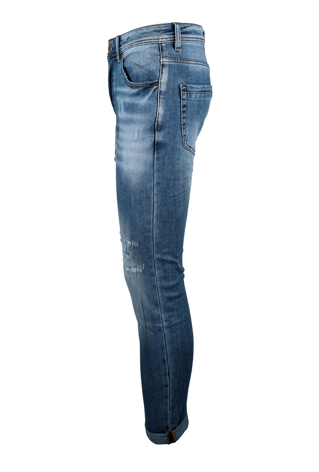 Jeans uomo Dresserd pantalone elasticizzato con abrasioni