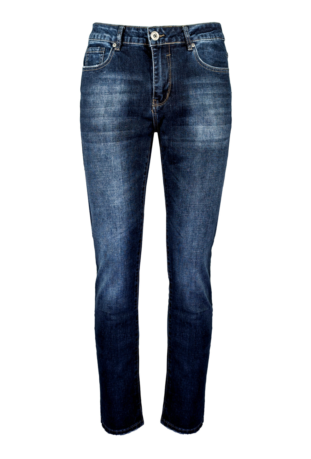 Jeans Uomo DRESSERD pantalone regular fit colorazione scura