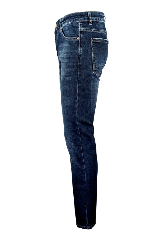 Jeans Uomo DRESSERD pantalone regular fit colorazione scura