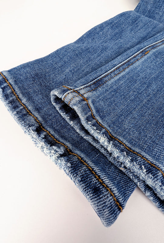 Jeans uomo Dresserd gamba stretta senza strappi colorazione chiara